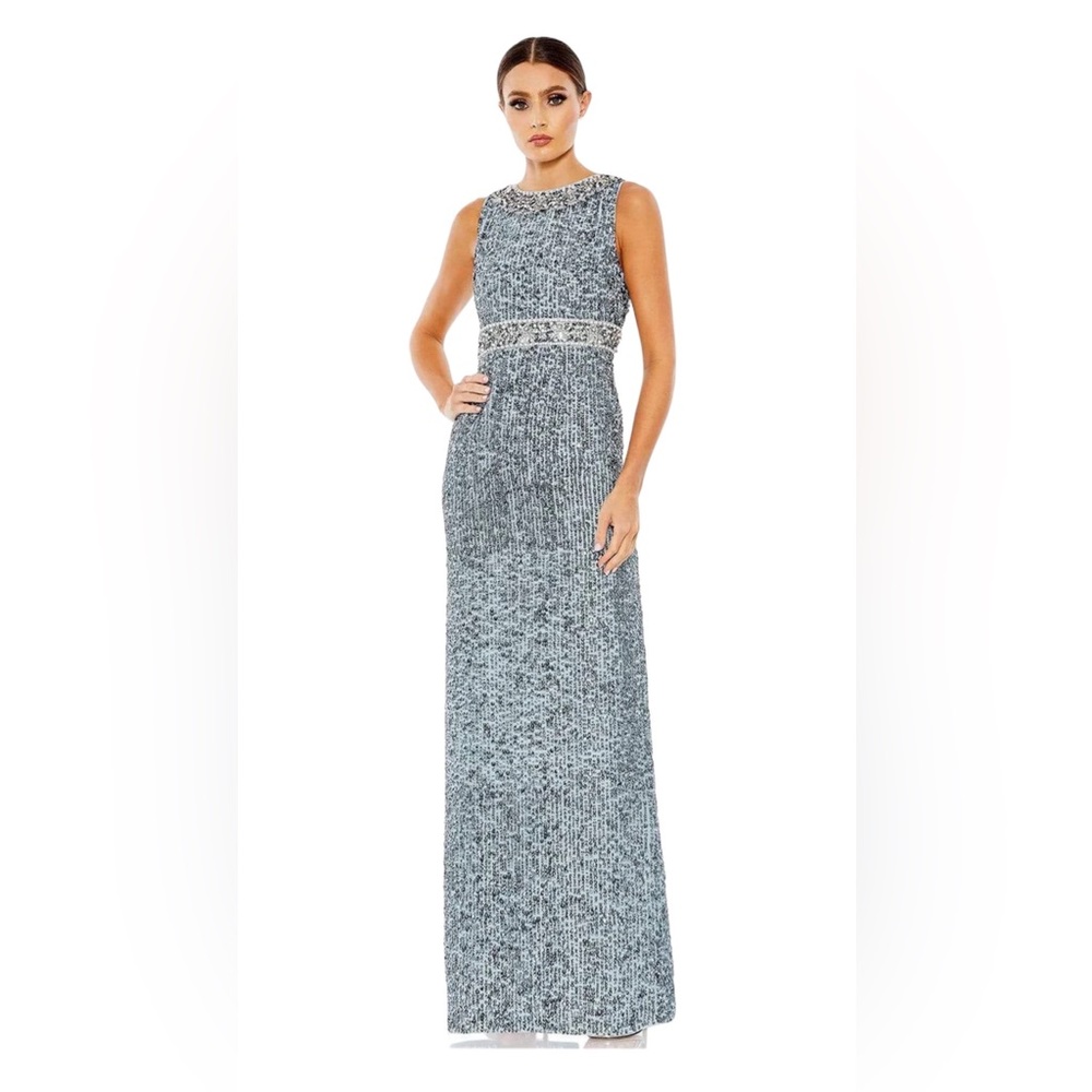 Mac Duggal - 10839 Crystal Ornate Sheath Gown size 10